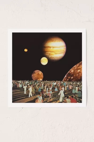 Urban Outfitters Mariano Peccinetti Planetarium Print In No Frame