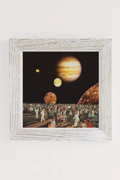 Urban Outfitters Mariano Peccinetti Planetarium Print In White Barnwood