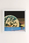 Urban Outfitters Mariano Peccinetti Distant Beach Print In White Wood