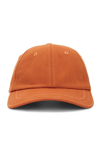 Jacquemus La Casquette  In Terracotta