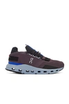 On Cloudnova Sneaker In Eclipse & Chambray