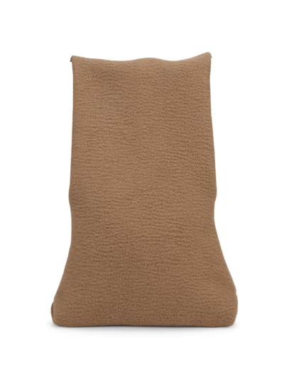 The Row Glove Large Clutch Bag In Cashmere In Camel Lg
