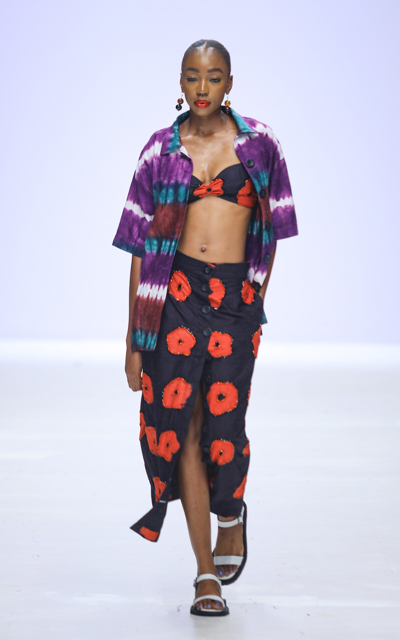 Abiola Olusola Women's Emiko Cotton Brocade Maxi Skirt In Multi