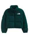 The North Face Women's Sherpa Nuptse Jacket In Green