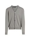 SAKS FIFTH AVENUE MEN'S COLLECTION POP TIPPED COTTON CARDIGAN