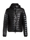 Moncler Men's  Black Polyester Outerwear Jacket