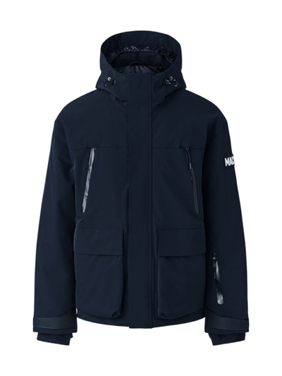 Mackage Men's Frost-z Waterproof Hooded Down Ski Jacket In Black