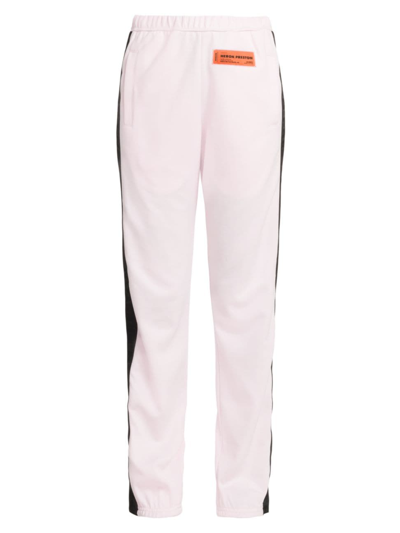 Heron Preston Logoed Side Stripes Track-pants In Pink