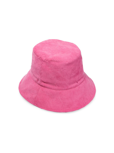 Lele Sadoughi Corduroy Bucket Hat In Pink