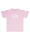 Balenciaga Cities Paris T-shirt Medium Fit In Baby Pink White