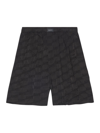 BALENCIAGA MEN'S BB MONOGRAM PYJAMA SHORTS