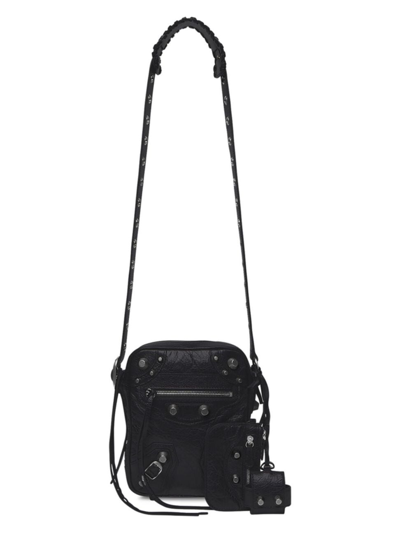 BALENCIAGA MEN'S LE CAGOLE MEN CROSSBODY BAG