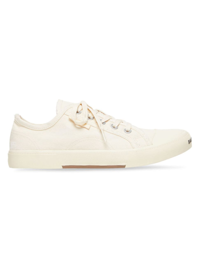 Balenciaga Paris Low-top Canvas Sneakers In 9090