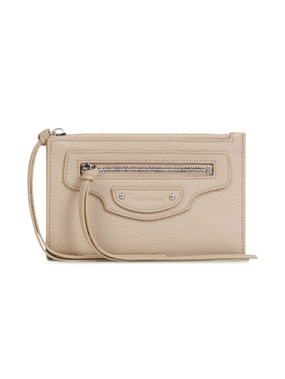 Balenciaga Women's Neo Classic Long Coin And Card Holder In Taupe
