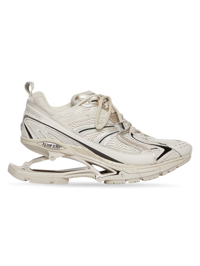 Balenciaga ‘x-pander' Suspended Heel Mesh Sneakers In Neutral