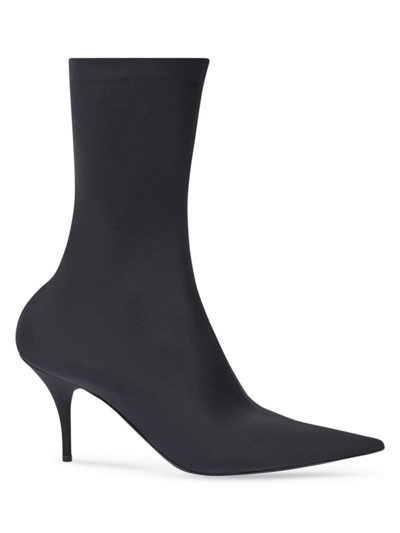 Balenciaga Knife 80mm Booties In Black