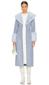 Lpa Giovanna Coat In Moody Blue