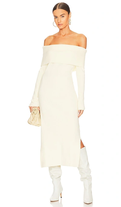 Callahan Marie Maxi Dress In Winter White