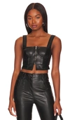 Lpa Viviana Corset Top In Black
