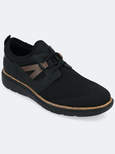 Vance Co. Shoes Claxton Knit Sneaker In Black