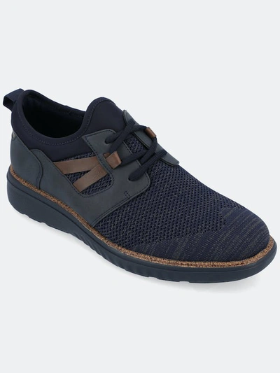 Vance Co. Shoes Claxton Knit Sneaker In Blue