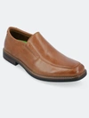 Vance Co. Shoes Fowler Slip-on Casual Loafer In Brown