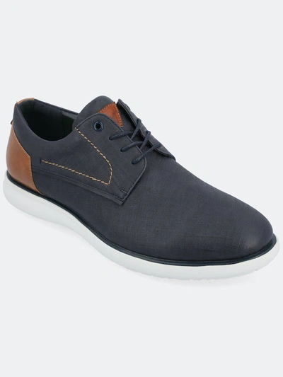 Vance Co. Shoes Kirkwell Lace-up Casual Derby Shoe In Blue