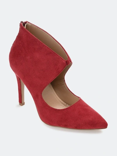 Journee Collection Tru Comfort Junniper Pump In Red