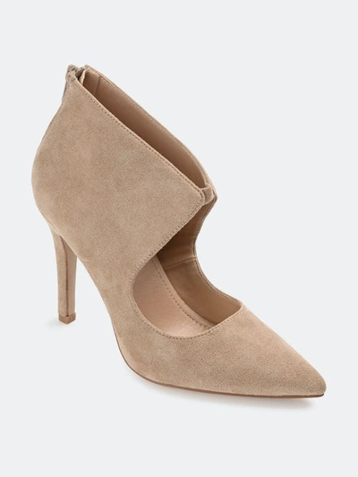 Journee Collection Tru Comfort Junniper Pump In Beige