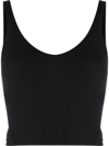 Lululemon Align Cropped Stretch-knit Top In Black