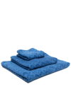 Missoni Zigzag Towel Set In Blue