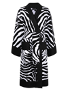 DOLCE & GABBANA ZEBRA PRINT BATHROBE