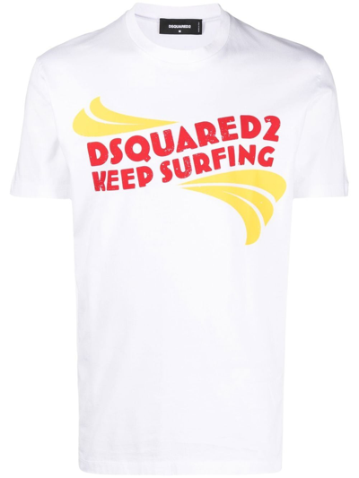 Dsquared2 Logo-print T-shirt In White