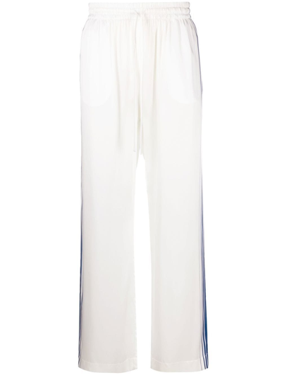 Casablanca Futuro Laurel Jersey Track Trousers In White