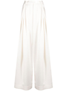 GOEN J PLEATED HIGH-WAIST TROUSERS