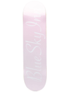 Blue Sky Inn Logo-print Skate Deck In Neutrals