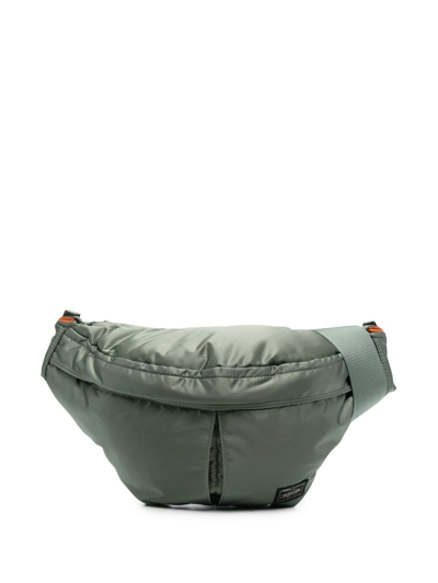 Porter-yoshida & Co L Padded Belt Bag In Green