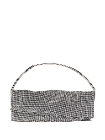 Benedetta Bruzziches Crystal Embellished Tote Bag In Silver