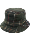 BARBOUR TARTAN-PATTERN BUCKET HAT