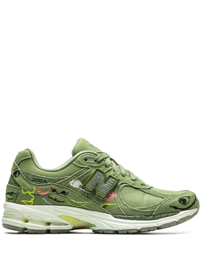 New Balance X Bryant Giles 2002r Low-top Sneakers In Green