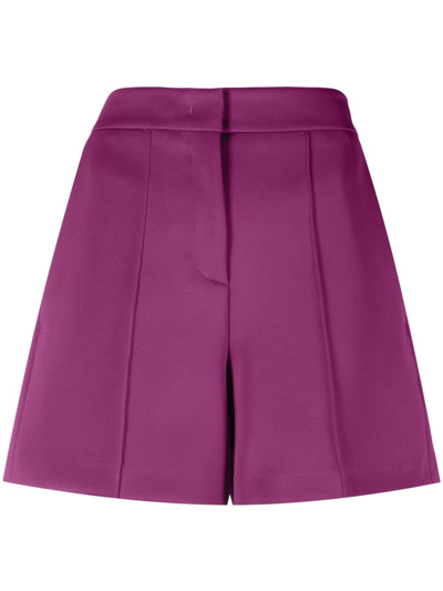 Blanca Vita Sedan High-waisted Shorts In Purple