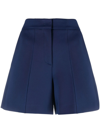 Blanca Vita Sedan High-waisted Shorts In Blue