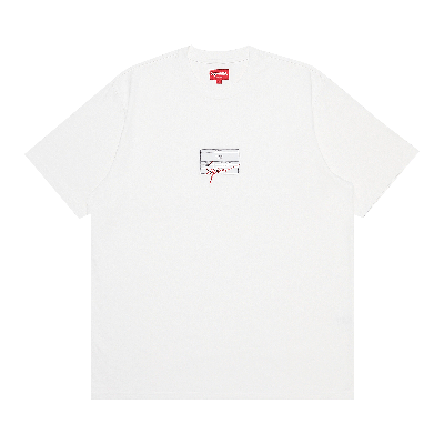 Pre-owned Supreme Signature Label Short-sleeve Top 'white'