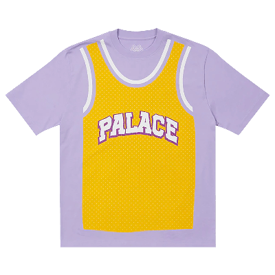 Pre-owned Palace Vest T-shirt 'violet' In Purple