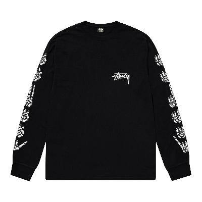 Pre-owned Stussy Hands Long-sleeve Tee 'black'