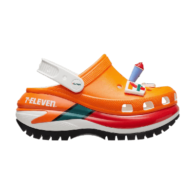 Pre-owned Crocs 7-eleven X Mega Crush Clog 'orange'