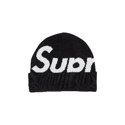 Pre-owned Supreme Big Logo Beanie 'black'