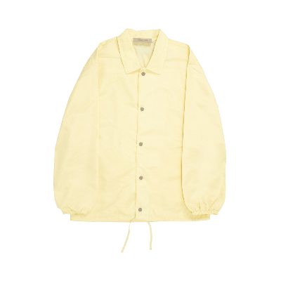Pre-owned Essentials Fear Of God  Coaches Jacket 'canary' In Yellow