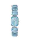 Swarovski Octagon Cut Quartz Watch In Blue