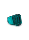 Swarovski Lucent Cocktail Ring Green In Green